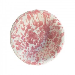 Bowl 14 cm with pink dots