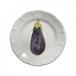 Plate 20 cm with Aubergine
