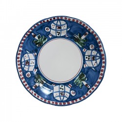 Blue plate 25 cm with...