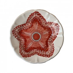 Plate 16 cm with red star