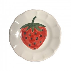 Plate 20 cm with Fragola
