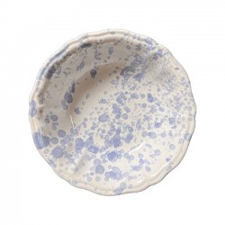 Bowl 22 cm with blue dots