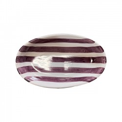 Purple stripe Hollow Oval...