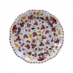 Deruta plate 25 cm with red...