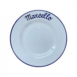 Blue Plate to customize 20 cm