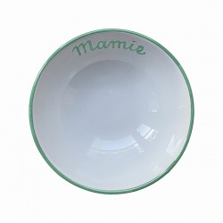 Green bowl to customize 14 cm