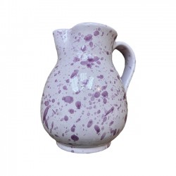 Carafe with purple dots