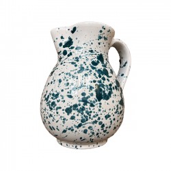 Carafe with green dots