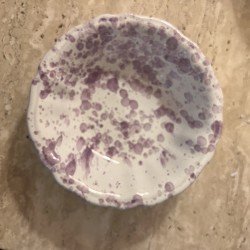 Bol  22 cm Points Violets