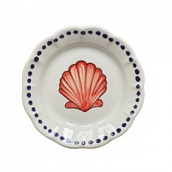 Plate 25 cm with Red Shell...