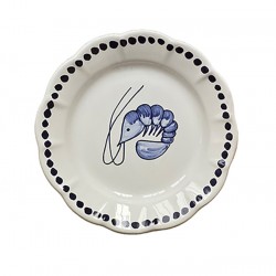 Plate 20 cm with blue king...