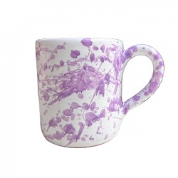 Mug with purple dots