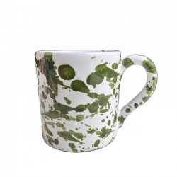 Mug with green dots