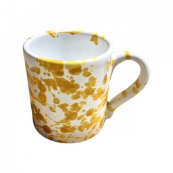 Mug with yellow dots