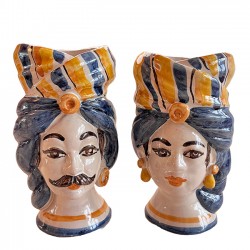 Sicilians Vases - Blue Turban