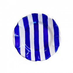 Blue stripe plate 16cm