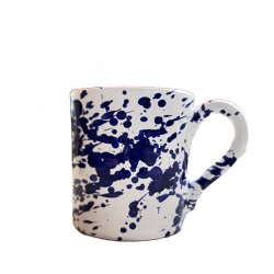Mug with blue dots