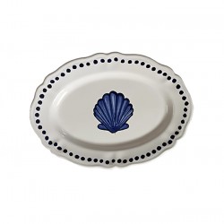 OVAL Platter 32cm with Blue...