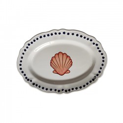 Plat OVALE 32cm Coquille...