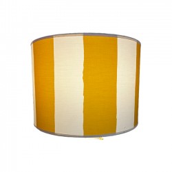 Striped Mustard lampshade