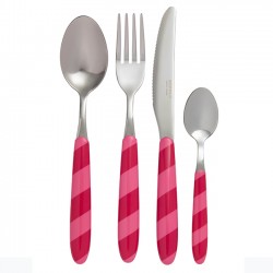 Kit Cutlery Pink Stripes