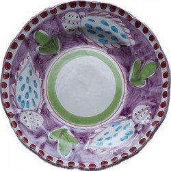 Purple plate 25 cm with...