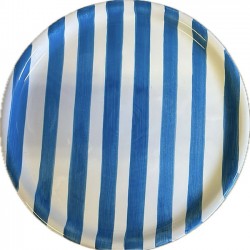 Platter stripes Light Blu