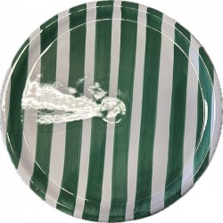 Platter stripes Green