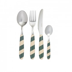 Kit Cutlery Green Stripes