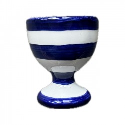 Blu stripe Eggcup
