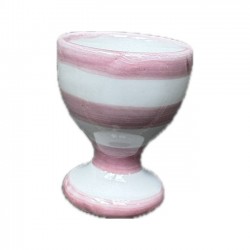Pink stripe Eggcup