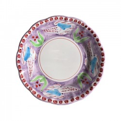 Purple plate 21 cm with...